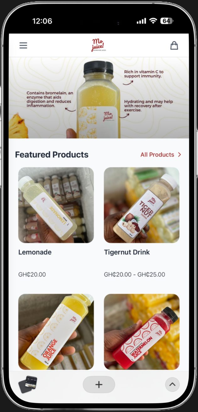 VendReady Storefront Mockup