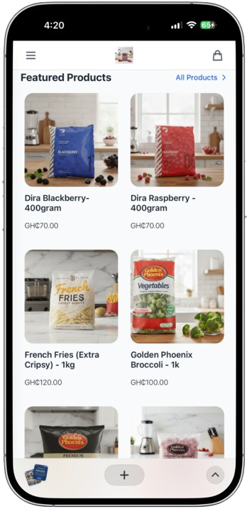 VendReady Storefront Mockup
